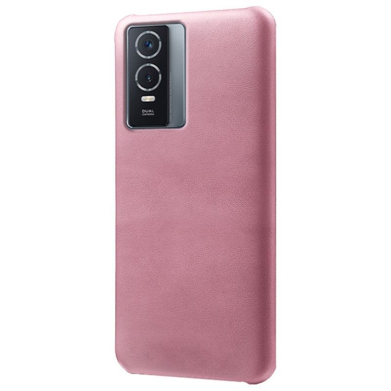 Kryt Na Vivo Y76 5G Litchi Performance Leather Effect