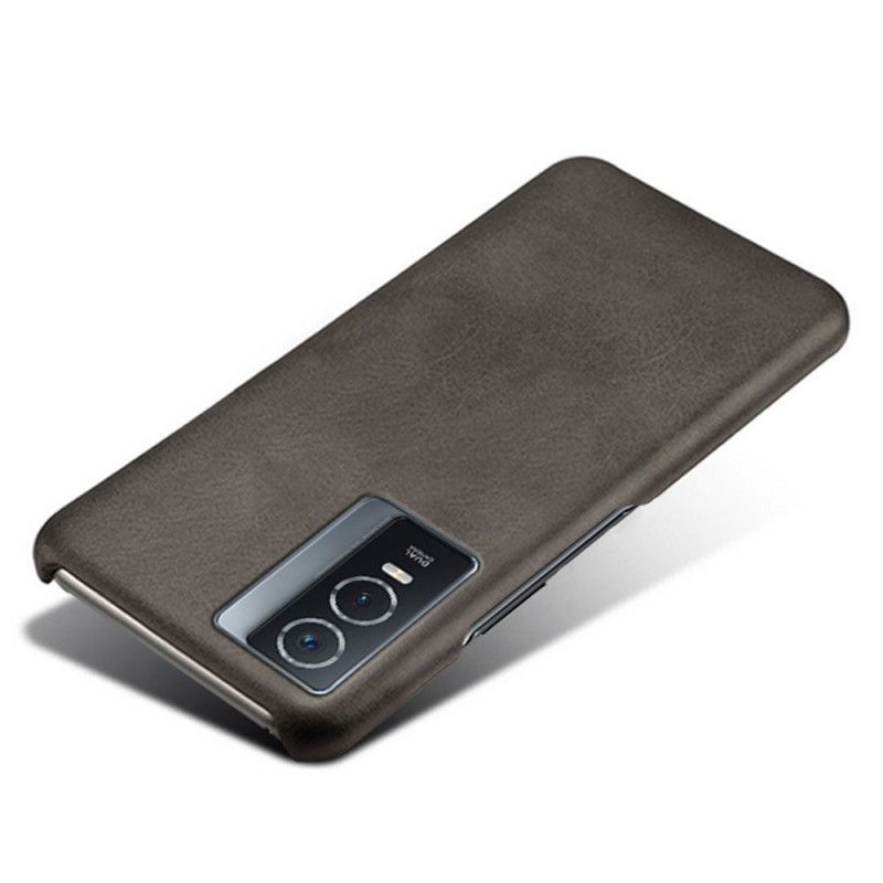 Kryt Na Vivo Y76 5G Litchi Performance Leather Effect
