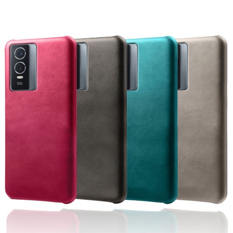 Kryt Na Vivo Y76 5G Litchi Performance Leather Effect