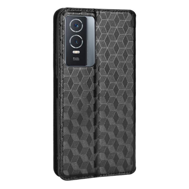 Kryty Na Mobil Na Vivo Y76 5G Flipové Pouzdro 3d Vzor