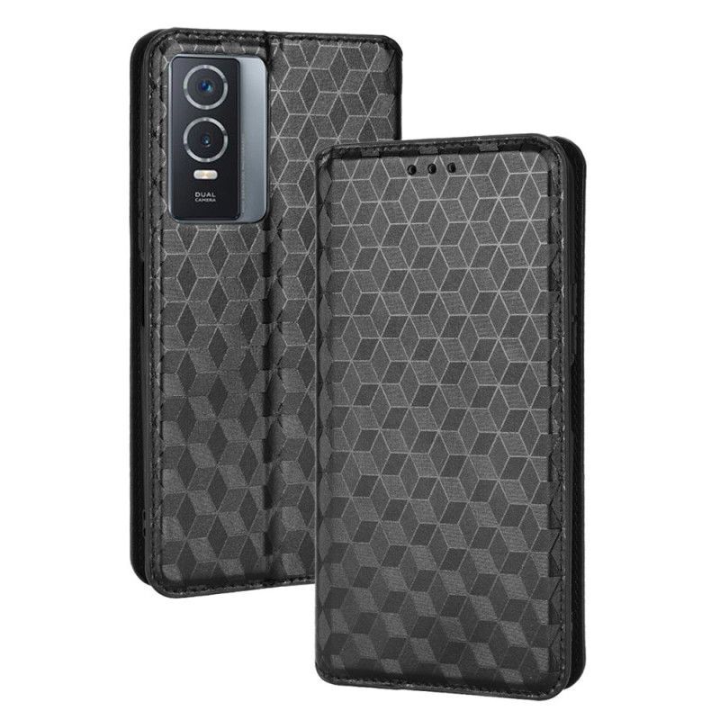Kryty Na Mobil Na Vivo Y76 5G Flipové Pouzdro 3d Vzor