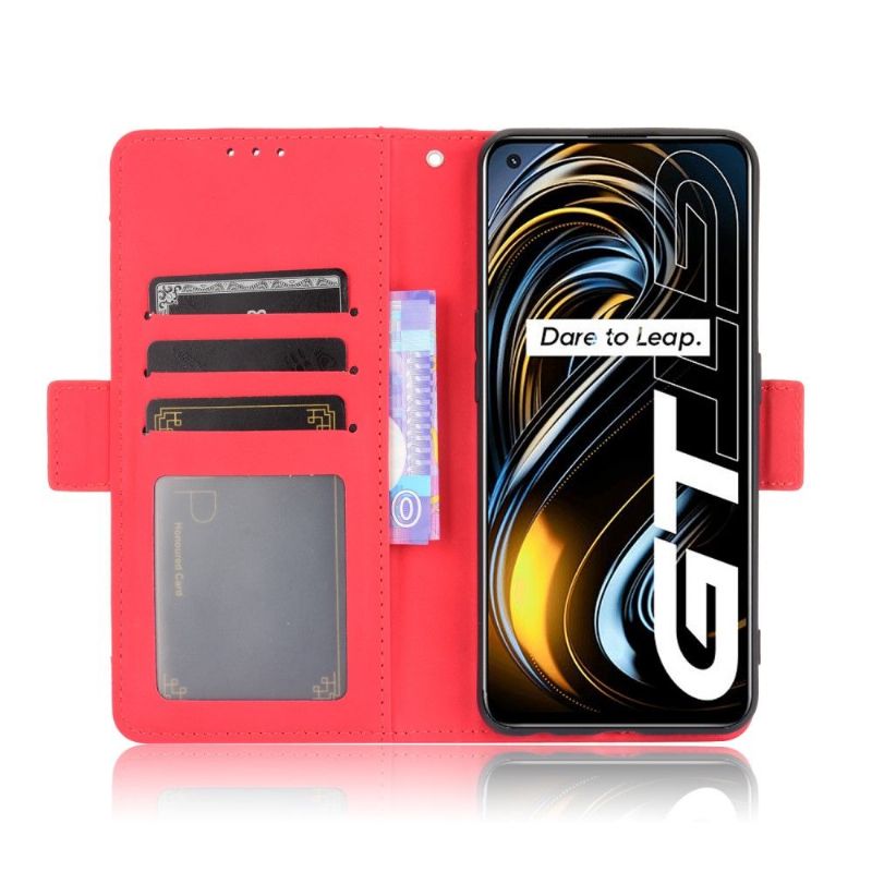 Flipové Pouzdro Na Realme GT 5G Premium S Držitelem Karty