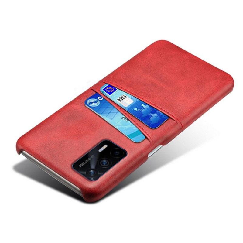 Kryt Na Realme GT 5G Držák Karet S Efektem Melody Leather