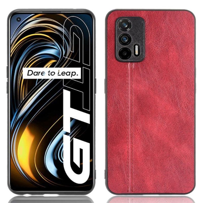Kryt Na Realme GT 5G Kožený Efekt