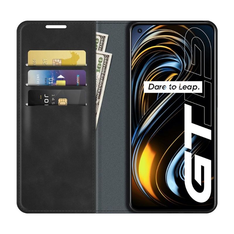 Pouzdra Na Realme GT 5G Funkce Stojanu Z Umělé Kůže