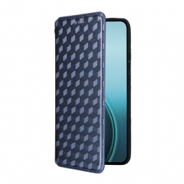 Kožené Pouzdro Folio Oppo Reno 14 Pro 5g Lesklý Diamantový Vzor