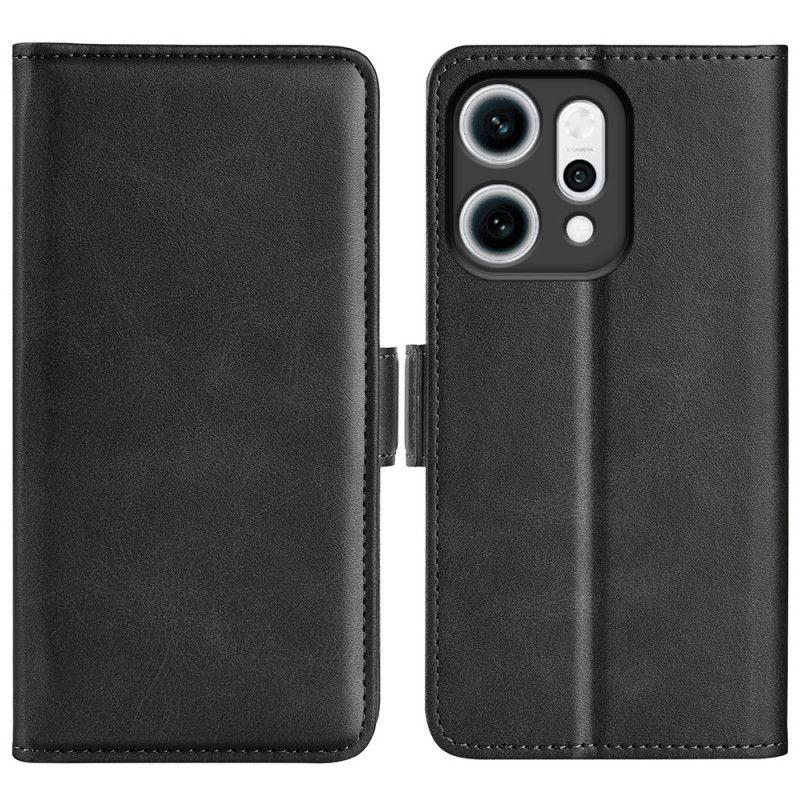 Kožený Kryt Oppo Reno 14 Pro 5g Dvojitá Spona