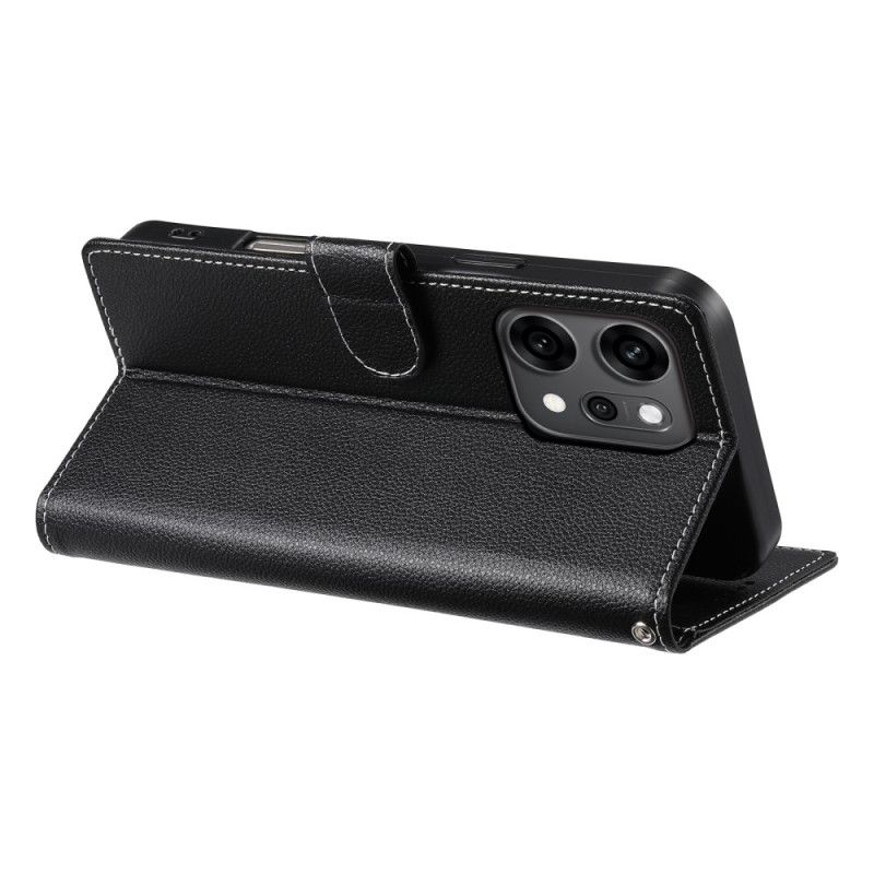 Kožený Kryt Oppo Reno 14 Pro 5g Jednoduchý Kožený Efekt