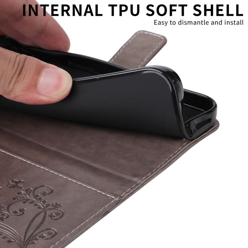 Kožený Kryt Oppo Reno 14 Pro 5g Obří Motýli