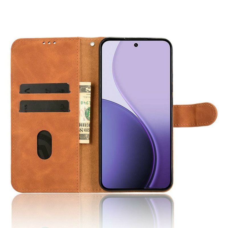 Kožený Kryt Oppo Reno 14 Pro 5g Semišový Efekt