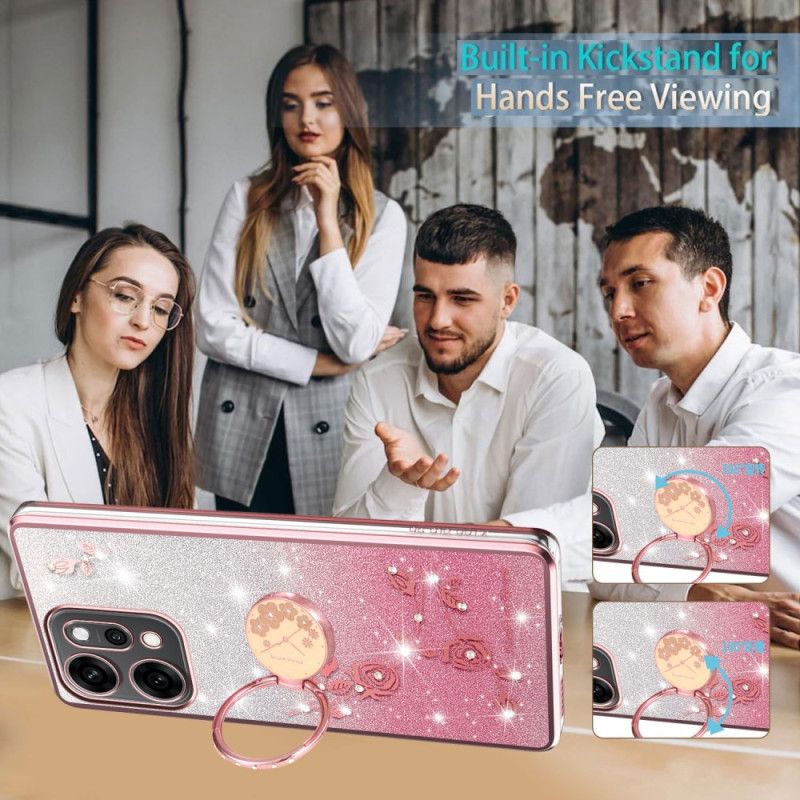 Kryt Oppo Reno 14 Pro 5g Držák Na Prsten S Kamínky