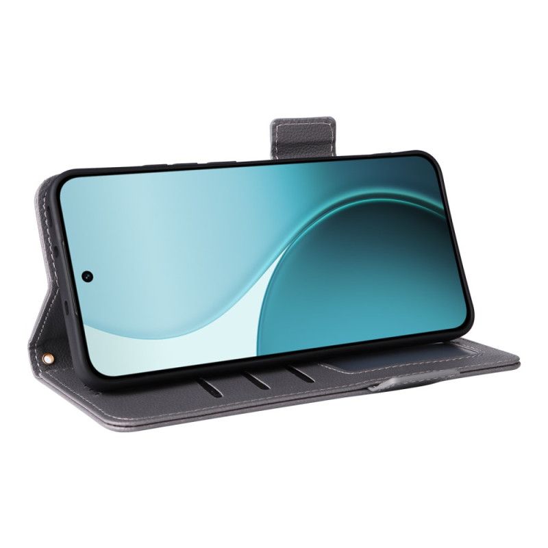 Peněženková Pouzdra Oppo Reno 14 Pro 5g Kryty Na Mobil Textura Liči S Řemínkem