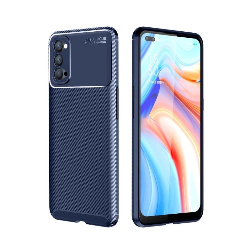 Kryt Na Oppo Reno 4 5G Efekt Uhlíkových Vláken