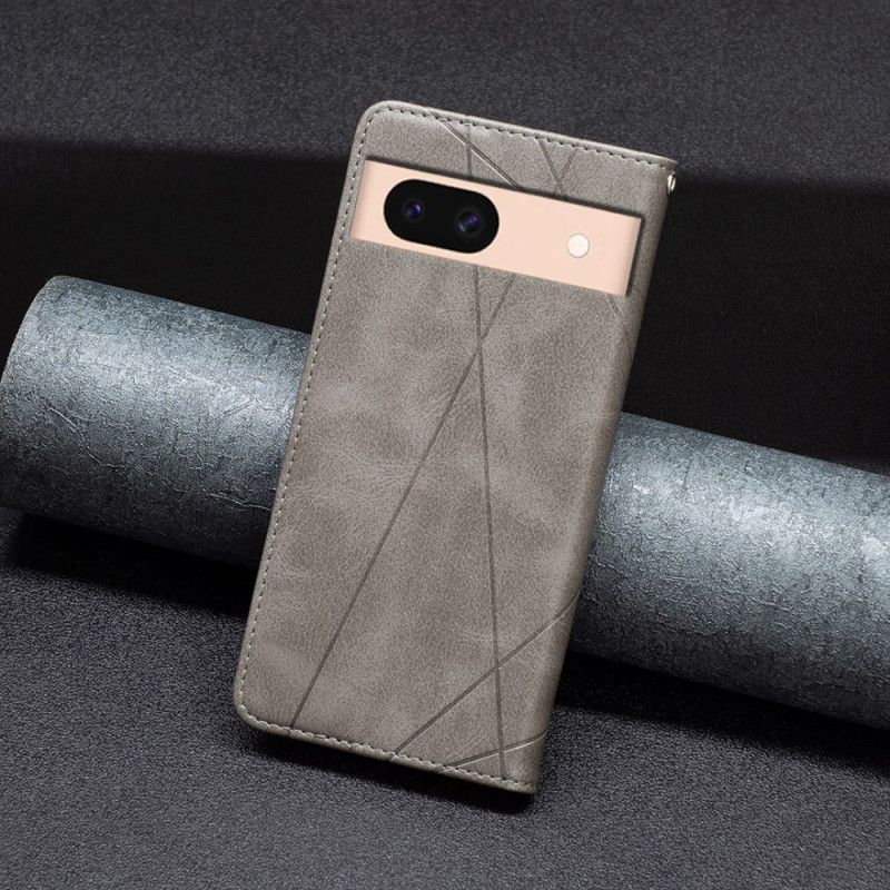 Kožené Pouzdro Folio Google Pixel 8a Geometrie