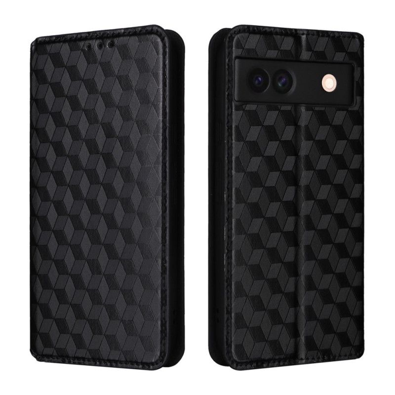 Kožené Pouzdro Google Pixel 8a Kryty Na Mobil 3d Diamanty