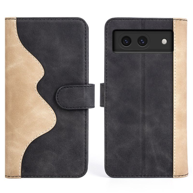 Peněženková Pouzdra Google Pixel 8a Dvoubarevný Design
