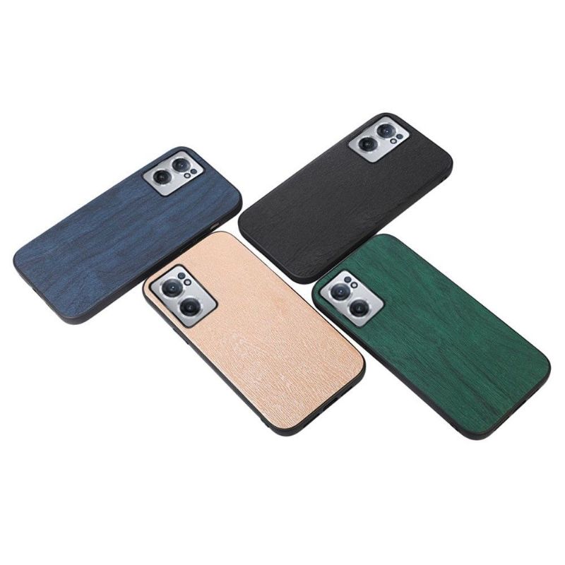 Kryt Na OnePlus Nord CE 2 5G Kožený Efekt Se Vzhledem Dřeva