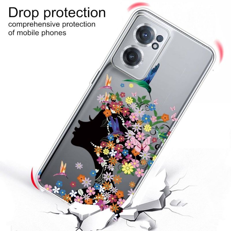 Kryt Na OnePlus Nord CE 2 5G Květiny Kolibříka