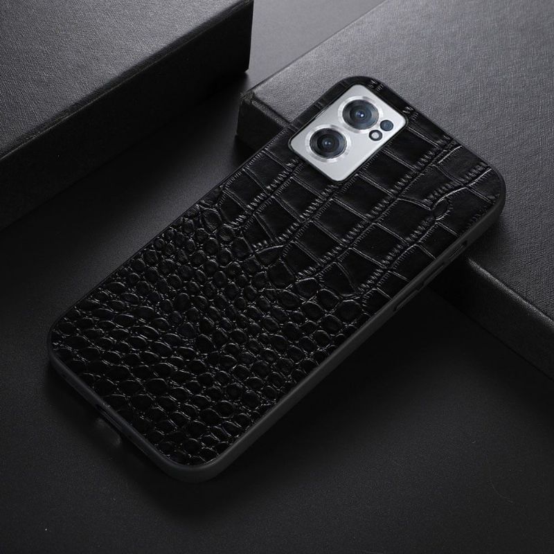 Kryty Na Mobil Na OnePlus Nord CE 2 5G Kůže S Efektem Colette Croc