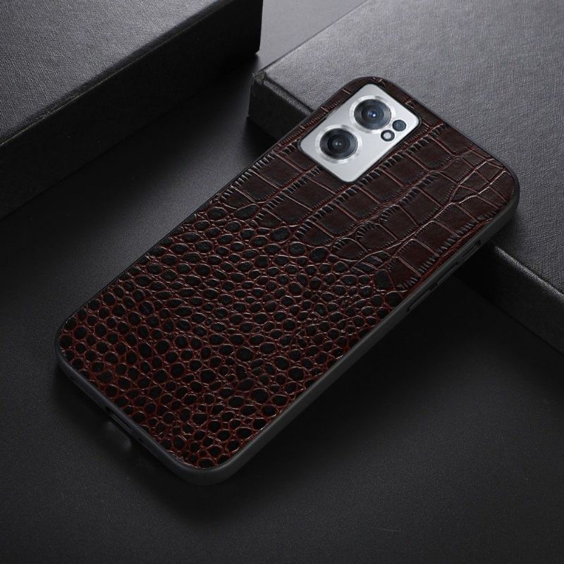 Kryty Na Mobil Na OnePlus Nord CE 2 5G Kůže S Efektem Colette Croc
