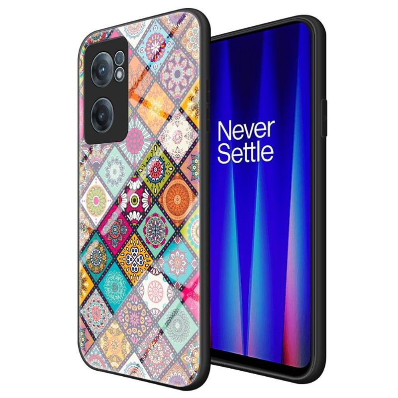 Kryty Na Mobil Na OnePlus Nord CE 2 5G Mandalový Kaleidoskop Se Stojanem