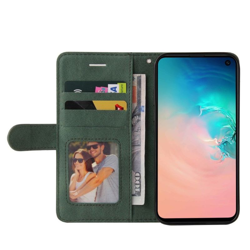 Flipové Pouzdro Na Samsung Galaxy S10e Dvoubarevné Umělecké