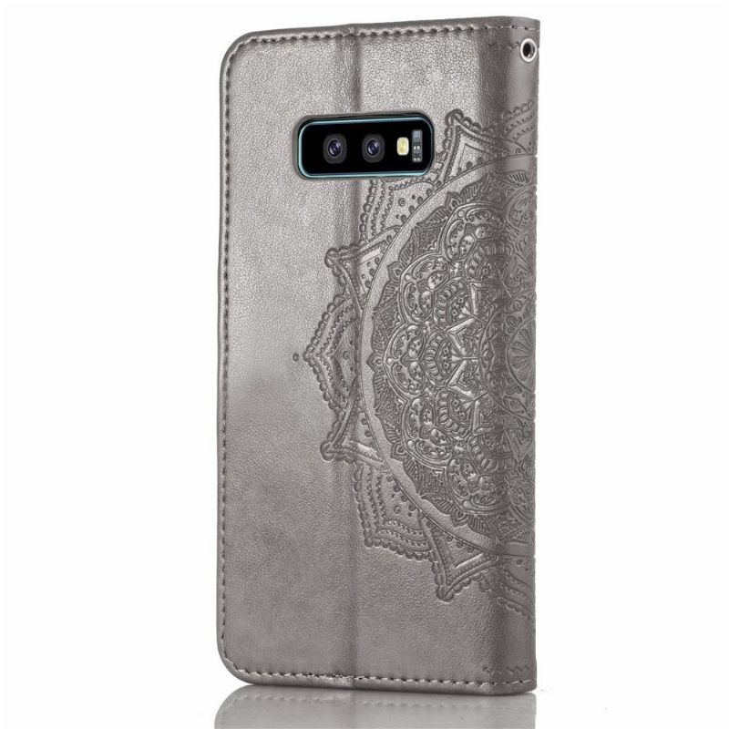 Flipové Pouzdro Na Samsung Galaxy S10e Mandala Z Umělé Kůže