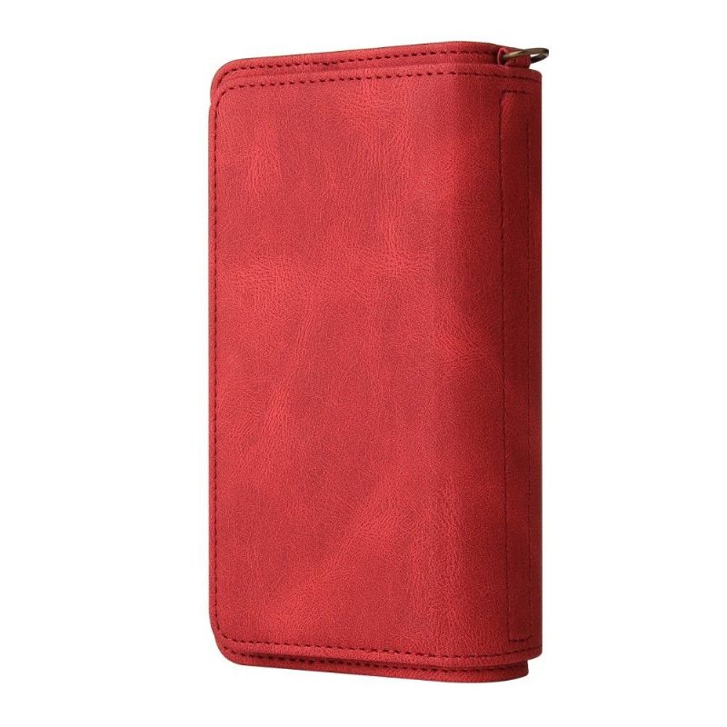 Flipové Pouzdro Na Samsung Galaxy S10e Peněženkové Pouzdro Na Lana