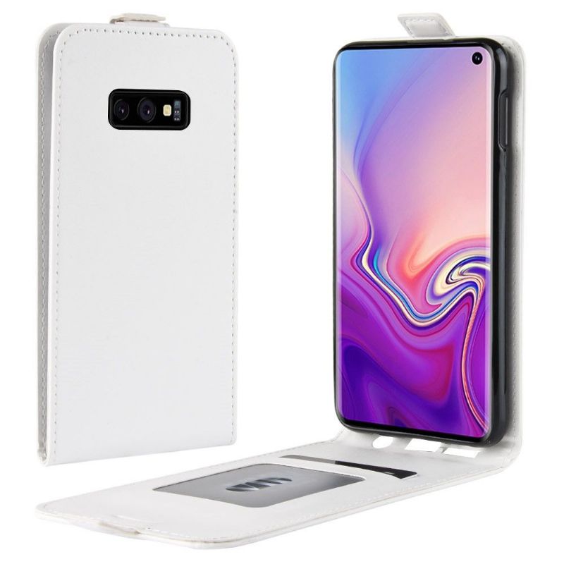 Pouzdra Na Samsung Galaxy S10e Flipové Pouzdro Vertikální Umělá Kůže