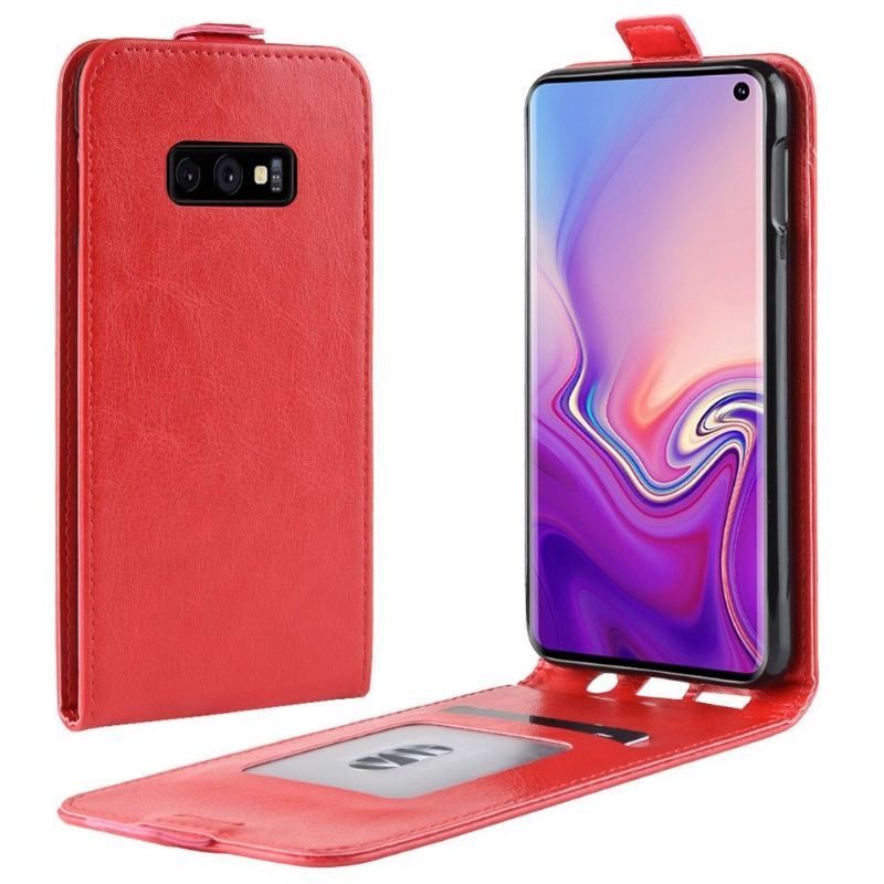 Pouzdra Na Samsung Galaxy S10e Flipové Pouzdro Vertikální Umělá Kůže