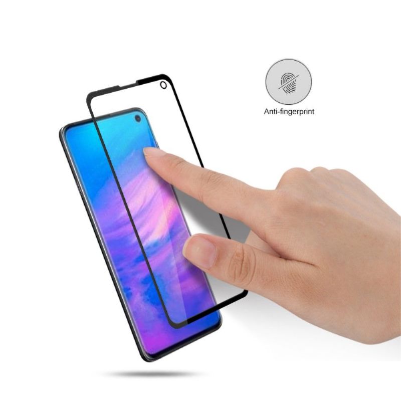 Samsung Galaxy S10E – Ochranné Tvrzené Sklo V Plné Velikosti – Černá