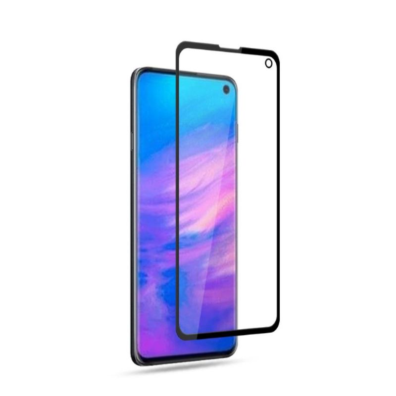Samsung Galaxy S10E – Ochranné Tvrzené Sklo V Plné Velikosti – Černá