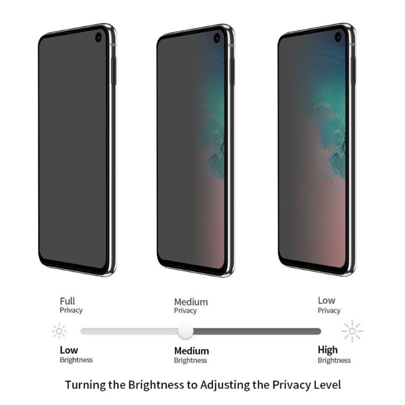 Samsung Galaxy S10E – Tvrzené Sklo A Soukromý Filtr