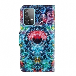 Flipové Pouzdro Na Samsung Galaxy A52 5G / A52 4G / A52s 5G Barevná Mandala