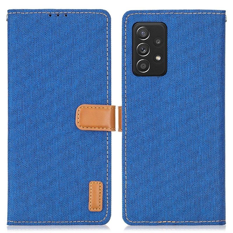 Flipové Pouzdro Na Samsung Galaxy A52 5G / A52 4G / A52s 5G Efekt Plátna Oxford
