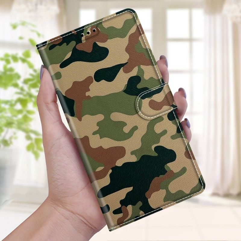 Flipové Pouzdro Na Samsung Galaxy A52 5G / A52 4G / A52s 5G Kamufláž