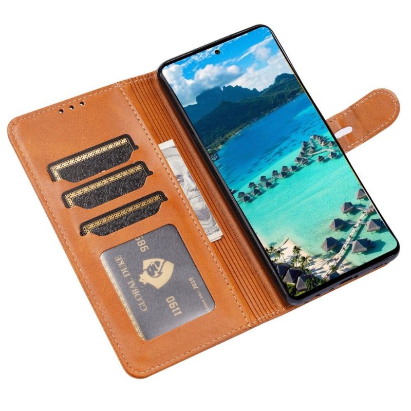 Flipové Pouzdro Na Samsung Galaxy A52 5G / A52 4G / A52s 5G Koťátko S Efektem Matné Kůže