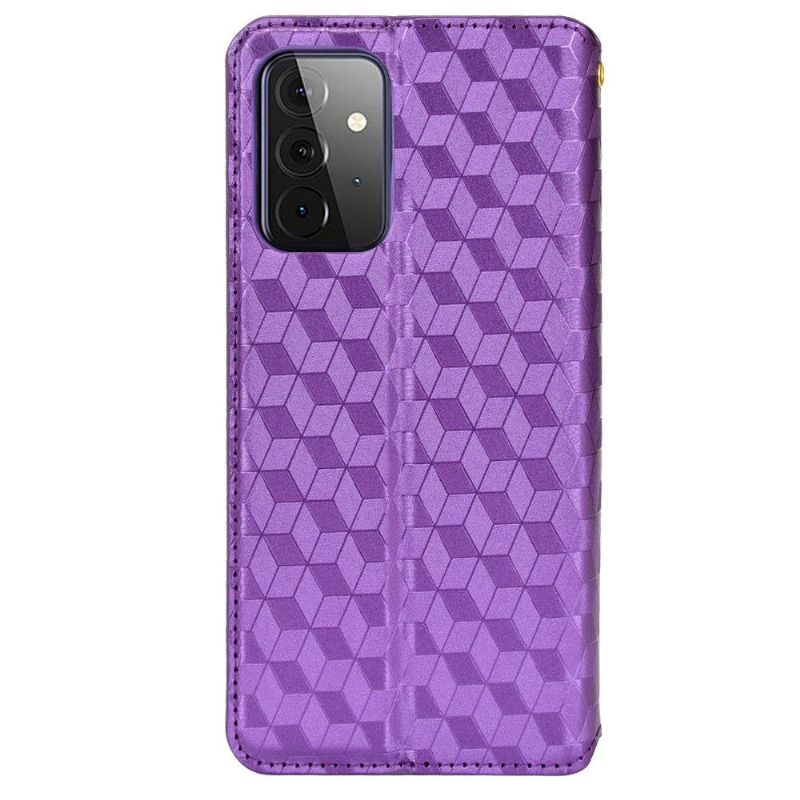 Flipové Pouzdro Na Samsung Galaxy A52 5G / A52 4G / A52s 5G Kožené Pouzdro Návrh Geometrie