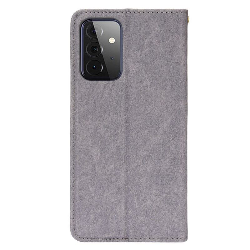 Flipové Pouzdro Na Samsung Galaxy A52 5G / A52 4G / A52s 5G Kožené Pouzdro Retro Umělá Kůže