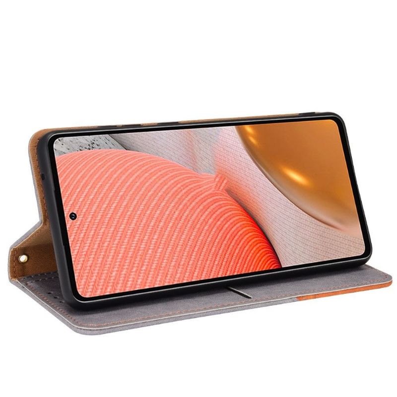 Flipové Pouzdro Na Samsung Galaxy A52 5G / A52 4G / A52s 5G Kožené Pouzdro Retro Umělá Kůže