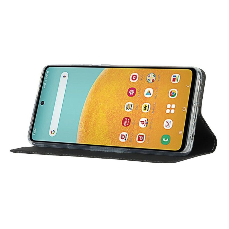 Flipové Pouzdro Na Samsung Galaxy A52 5G / A52 4G / A52s 5G Obchodní Imitace Kůže