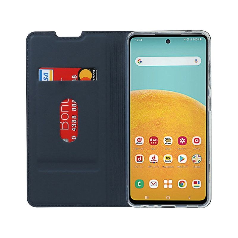 Flipové Pouzdro Na Samsung Galaxy A52 5G / A52 4G / A52s 5G Obchodní Imitace Kůže