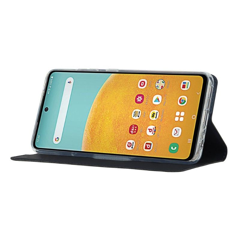 Flipové Pouzdro Na Samsung Galaxy A52 5G / A52 4G / A52s 5G Obchodní Imitace Kůže