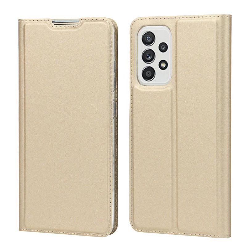 Flipové Pouzdro Na Samsung Galaxy A52 5G / A52 4G / A52s 5G Obchodní Imitace Kůže