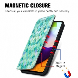 Kožené Pouzdro Na Samsung Galaxy A52 5G / A52 4G / A52s 5G Arabský Vzor