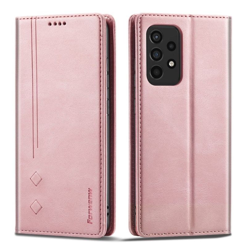 Kožené Pouzdro Na Samsung Galaxy A52 5G / A52 4G / A52s 5G Forwenw Série F2