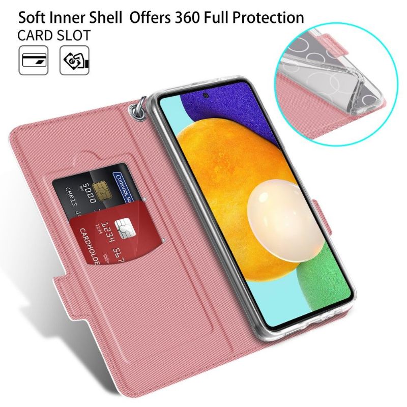 Kožené Pouzdro Na Samsung Galaxy A52 5G / A52 4G / A52s 5G Kůže Ve Stylu Victoria