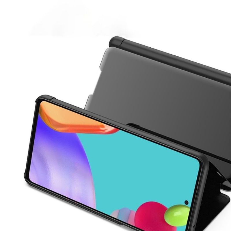 Kryt Na Samsung Galaxy A52 5G / A52 4G / A52s 5G Flipové Pouzdro Zrcadlový Efekt