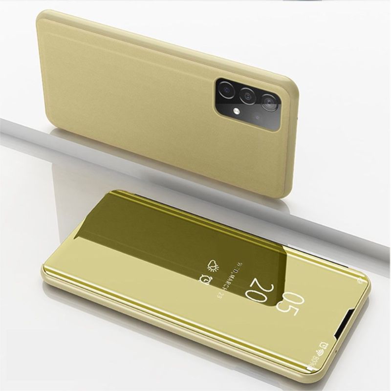 Kryt Na Samsung Galaxy A52 5G / A52 4G / A52s 5G Flipové Pouzdro Zrcadlový Efekt