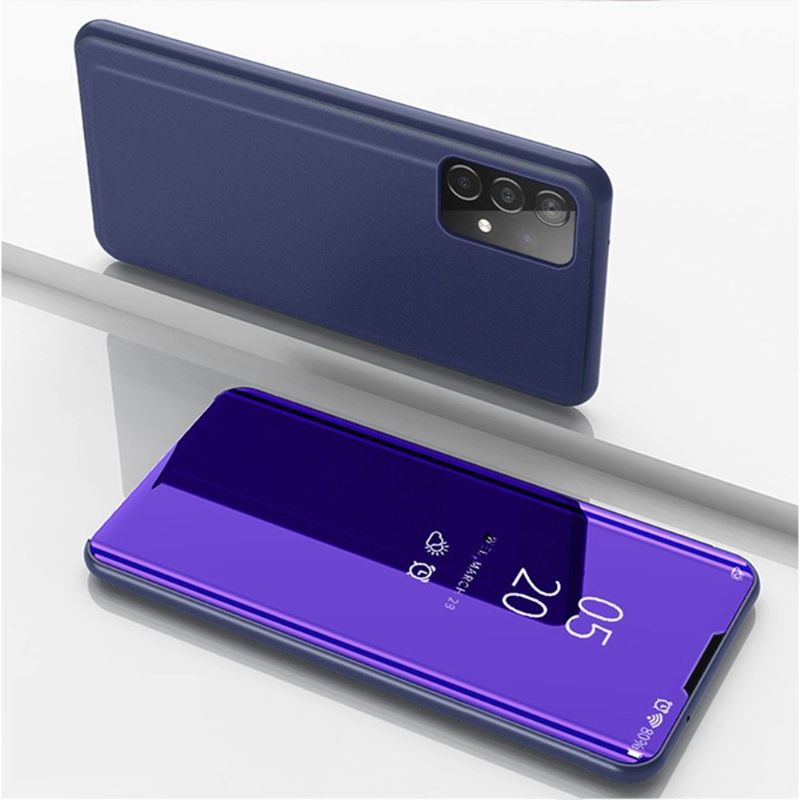 Kryt Na Samsung Galaxy A52 5G / A52 4G / A52s 5G Flipové Pouzdro Zrcadlový Efekt